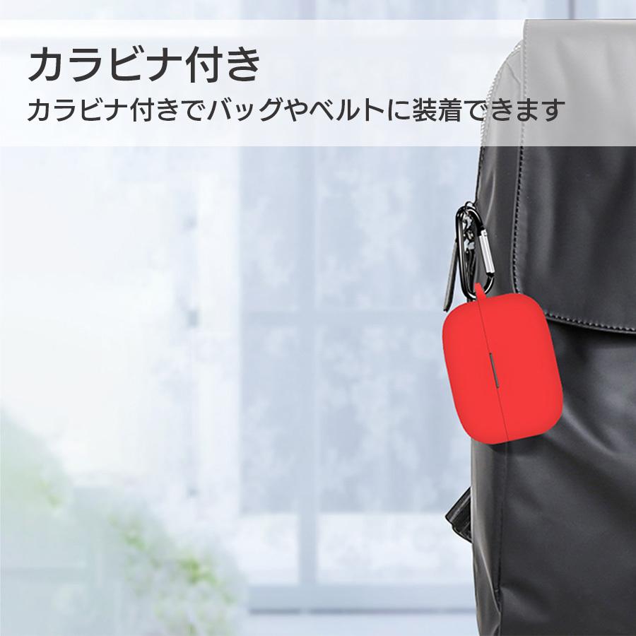 SONY LinkBuds S WF-LS900N 収納 シリコン ケース 全5色 カラビナ付き
