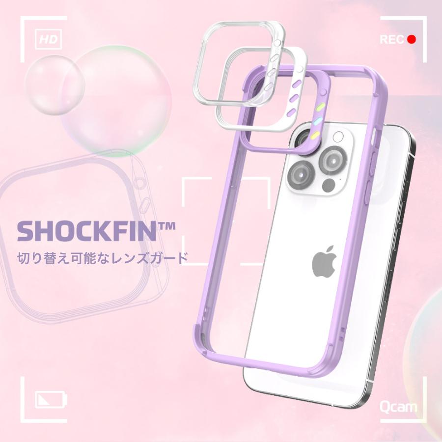 iPhone13 ケース JTLEGEND Hybrid Cushion QCam Case 全7色 ハードケース TPU 透明 クリア ストラップホール付き iPhone13 Pro iPhone13 Pro Max iPhone13｜iq-labo｜03