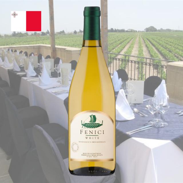 送料無料 マルタ共和国 マルタ島産- 白ワイン FENICI(フェニチ) 2023