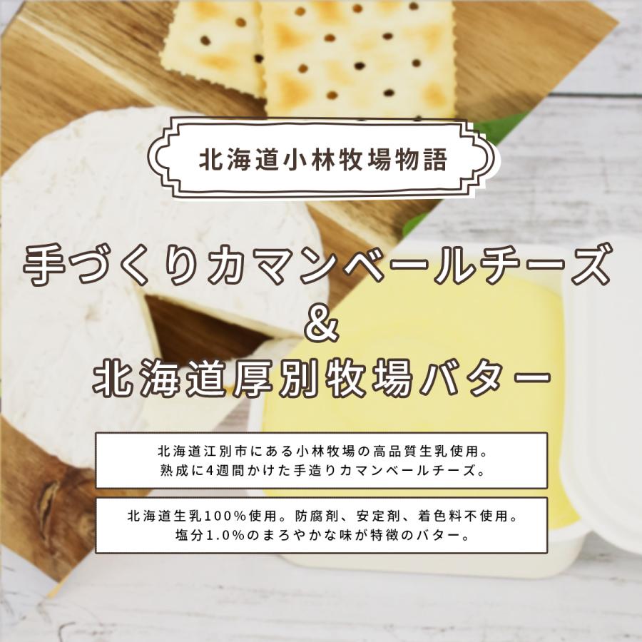 北海道 カマンベールチーズ バター ギフトセット 新札幌乳業｜irankarapte｜03