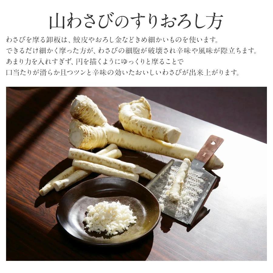 山わさび (生) 北海道産 100g 西洋わさび ホースラディッシュ 山わさび (生) 北海道産 100g 西洋わさび ホースラディッシュ