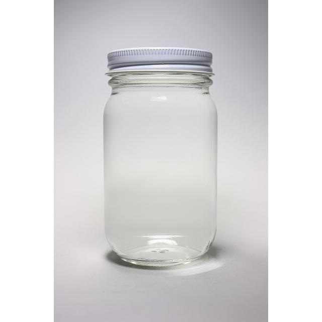 食料225 丸瓶 40本入 ジャム瓶 ふた付 ガラス瓶 保存瓶 はちみつ容器