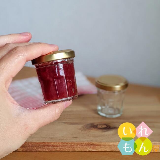 30華十角 10角瓶 1本入 ジャム瓶 ふた付 ガラス瓶 保存瓶 はちみつ容器 ゼリー 柚子胡椒 スパイス 香辛料 調味料びん 実用的 味彩 小さい ミニ | ブランド登録なし | 02