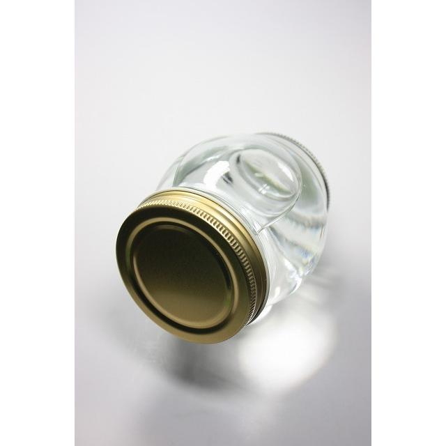 ジャム瓶 フロート173 70本入 ふた付 ネジ口 丸瓶 ガラス瓶 保存瓶