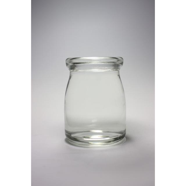 レトロ ヤクルト コップ 瓶二本と会津ハッピーヨーグルト瓶 古いガラス