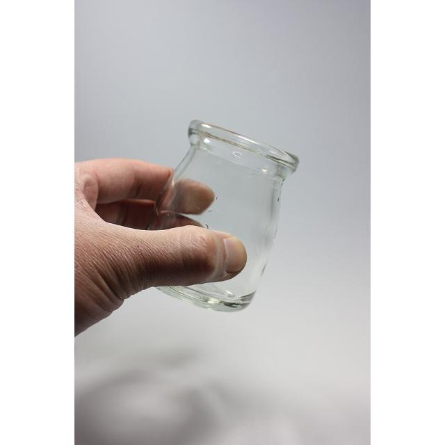 ヨーグルト90N 丸瓶 10本入 ヨーグルト瓶 ふた付 ガラス瓶 保存瓶 プリン カップ デザート容器 デザート瓶 ゼリー ミルクボトル カフェ レトロ瓶 | ブランド登録なし | 06