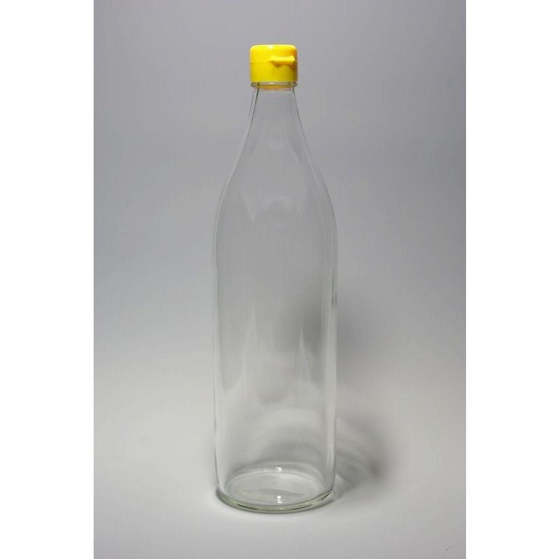 900R 丸瓶 24本入 調味料瓶 ふた付 ガラス瓶 保存瓶 醤油 しょうゆ しょう油 ポン酢 酢 油 ぽん酢 オイル オリーブオイル ソース タレ ダシ | ブランド登録なし | 01