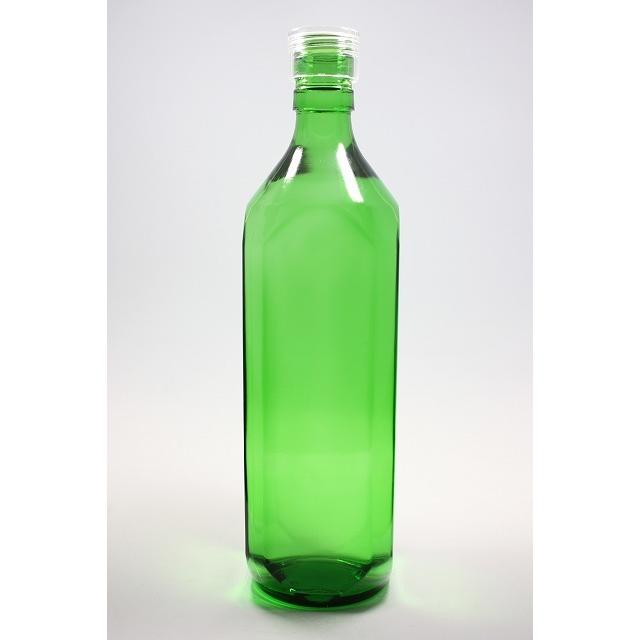 720角 グリーンびん 角瓶 24本入 酒瓶 ふた付 ガラス瓶 保存瓶 ワイン瓶 焼酎 ジュース ボトル 酒 梅酒 シロップ ワインボトル 調味料 酵素 | ブランド登録なし | 02