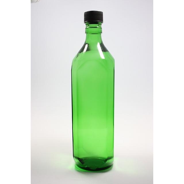 720角 グリーンびん 角瓶 24本入 酒瓶 ふた付 ガラス瓶 保存瓶 ワイン瓶 焼酎 ジュース ボトル 酒 梅酒 シロップ ワインボトル 調味料 酵素 | ブランド登録なし | 04