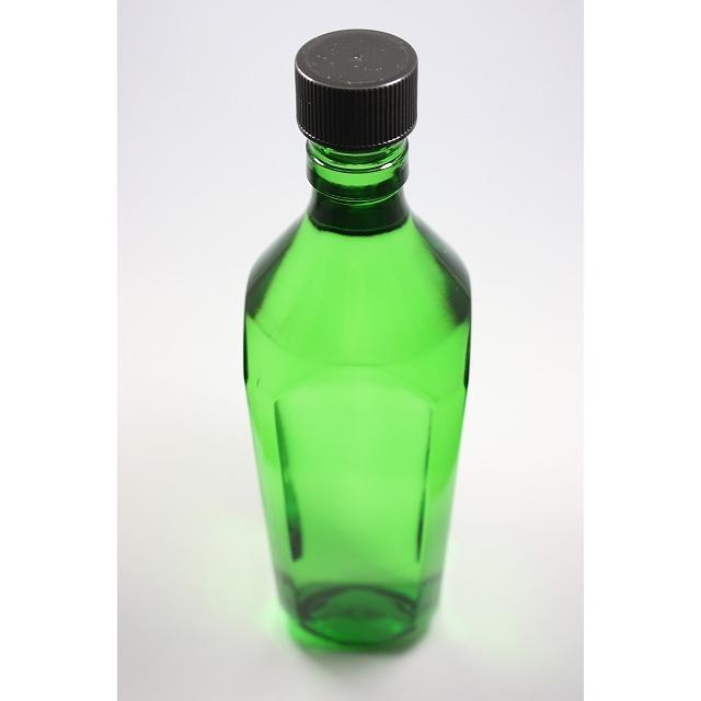 720角 グリーンびん 角瓶 24本入 酒瓶 ふた付 ガラス瓶 保存瓶 ワイン瓶 焼酎 ジュース ボトル 酒 梅酒 シロップ ワインボトル 調味料 酵素 | ブランド登録なし | 05