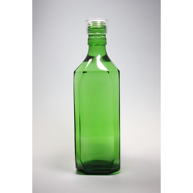 日本製 緑色ガラス飲料容器 楽天市場】【10/9 01:59までポイント5倍】 酒瓶 ふた付 1本入