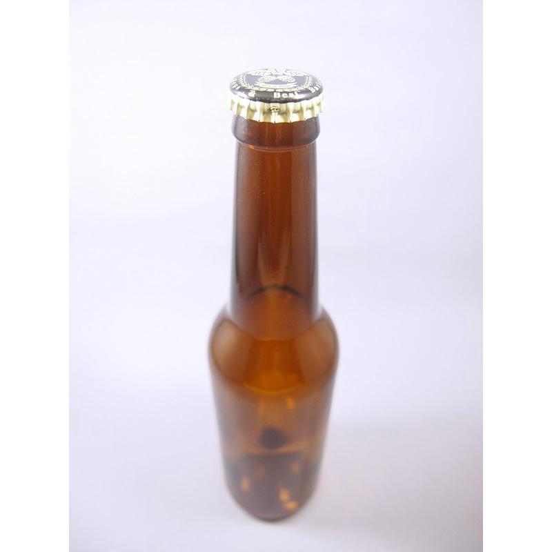 BEC330R 茶びん アンバー色 丸瓶 30本入 ビール瓶 ふた付 ガラス瓶 保存瓶 飲料瓶 地ビール ジュース シロップ 酵母 かわいい 可愛い | ブランド登録なし | 03