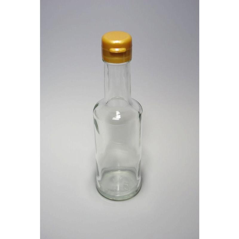 VU-200 丸瓶 30本入 調味料瓶 ふた付 ガラス瓶 保存瓶 醤油 しょうゆ しょう油 ポン酢 酢 油 ぽん酢 オイル オリーブオイル ソース タレ ダシ | ブランド登録なし | 02