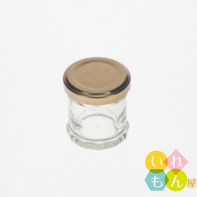30円柱 丸瓶 1本入 ジャム瓶 ふた付 ガラス瓶 保存瓶 はちみつ容器 ゼリー 柚子胡椒 スパイス 香辛料 調味料びん 実用的 味彩 小さい ミニ | ブランド登録なし | 01