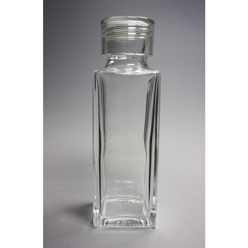 SSE-100A 角瓶 70本入 酒瓶 ふた付 ガラス瓶 保存瓶 ワイン瓶 焼酎 ジュース 酒 梅酒 シロップ ワインボトル 調味料 しょうゆ 酢 ぽん酢 ポン酢 | ブランド登録なし | 08