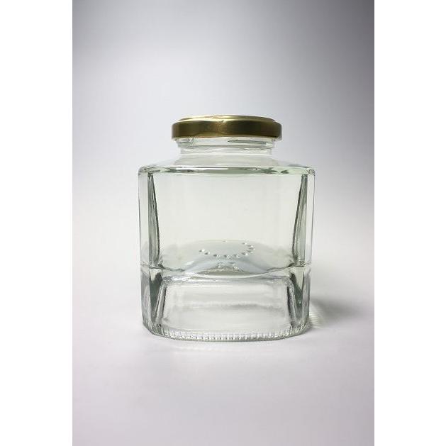 広口スタッキング 角瓶 24本入 ジャム瓶 ふた付 ガラス瓶 保存瓶