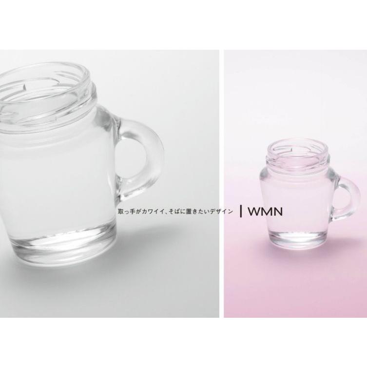 WMN-100 丸瓶 8本入 ジャム瓶 ふた付 ガラス瓶 保存瓶 はちみつ容器 取っ手付 高級感 小さい かわいい 可愛い おしゃれ オシャレ スタイリッシュ | ブランド登録なし | 02