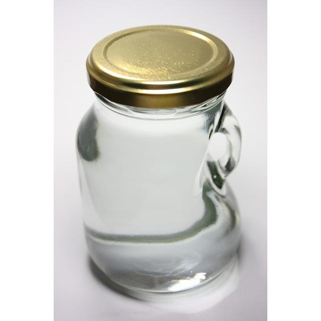 ミニストック200 丸瓶 48本入 ジャム瓶 ふた付 ガラス瓶 保存瓶 はちみつ容器 果実酒 梅酒 果実漬け コンポート 小さい かわいい 可愛い | ブランド登録なし | 01