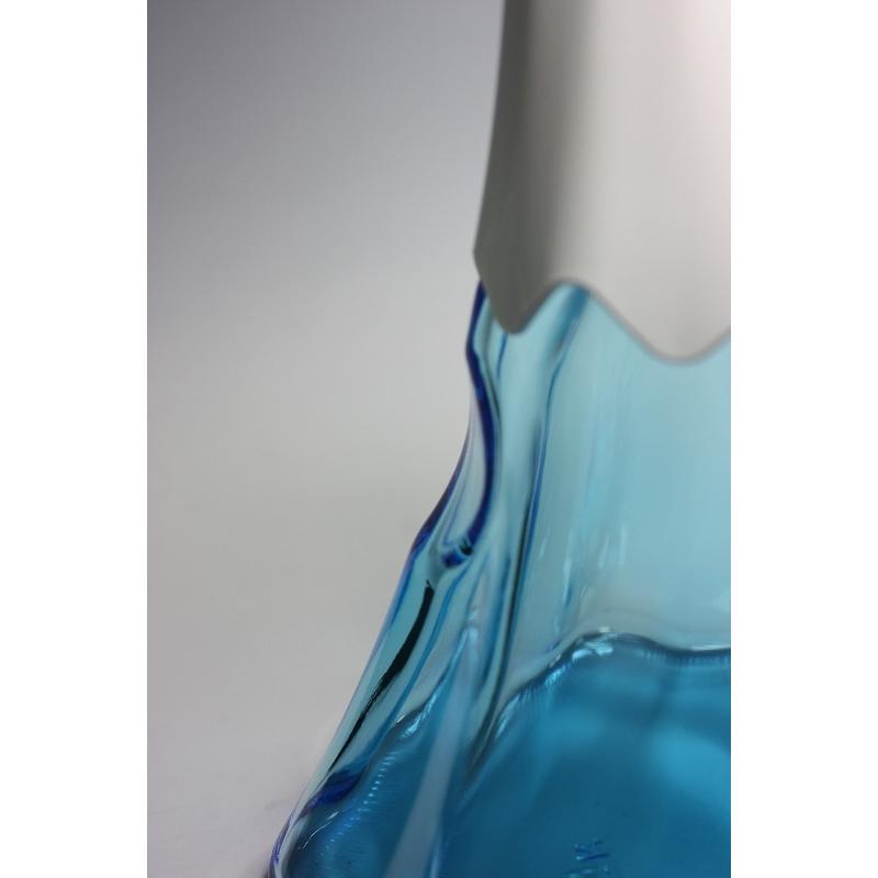 FJ-Mtボトル ブルーびん 富士山型瓶 6本入 酒瓶 ふた付 ガラス瓶 保存瓶 ワイン瓶 焼酎 ジュース 酒 梅酒 シロップ ワインボトル ブルーボトル | ブランド登録なし | 05