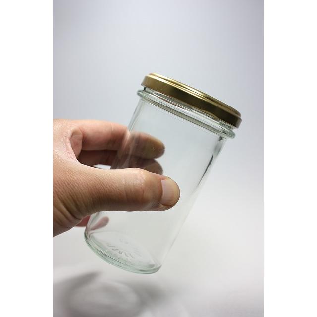 カップ230ST 丸瓶 10本入 ジャム瓶 ふた付 ガラス瓶 保存瓶 はちみつ