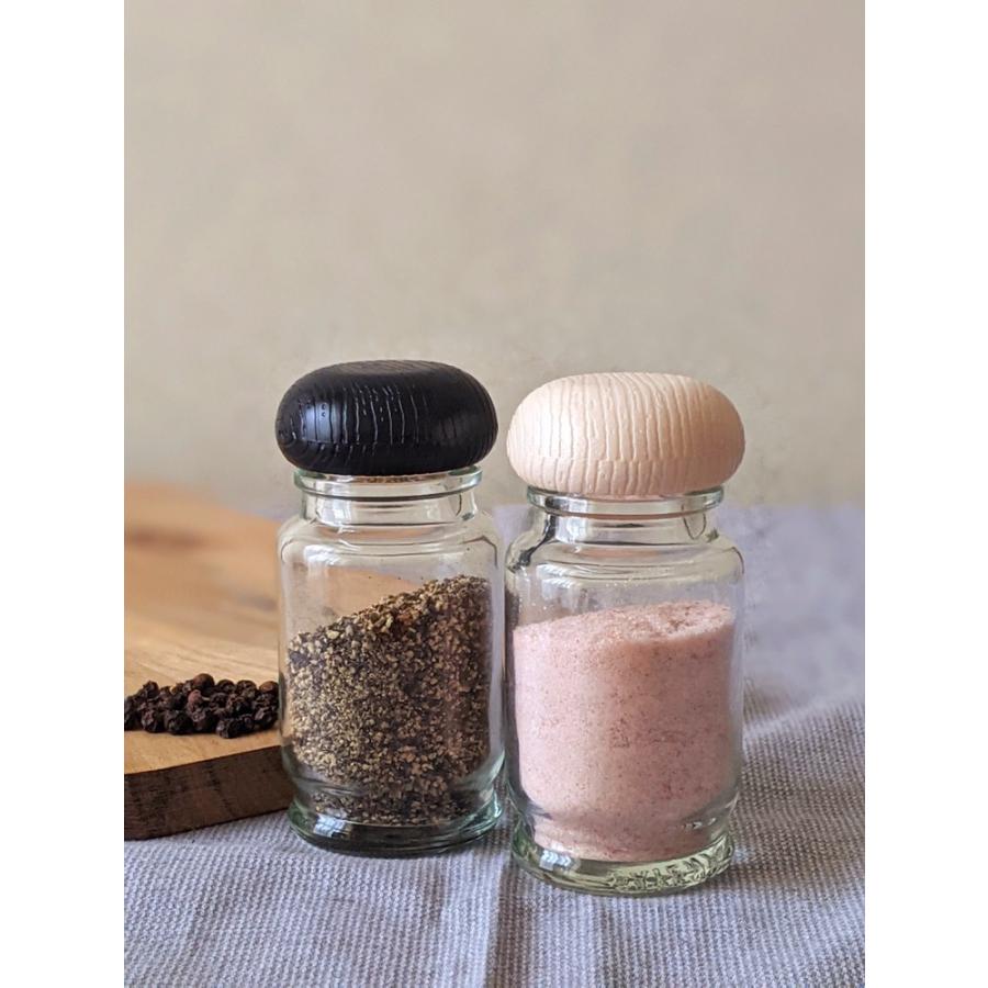 #1000スパイス瓶セット 丸瓶 7本入 スパイス瓶 ふた付 ガラス瓶 保存瓶 調味料 スパイス 塩 ソルト 香辛料 調味料容器 スパイス容器 香辛料容器 | ブランド登録なし | 08