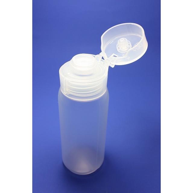 SSC143Rボトル ポリ容器 24本入 ふた付 小容量 保存 ボトル 蜂蜜 オリゴ糖 シロップ ソース ケチャップ 逆止弁 倒立 便利グッズ 大掃除 小分け 洗剤 クリーナー | ブランド登録なし | 05