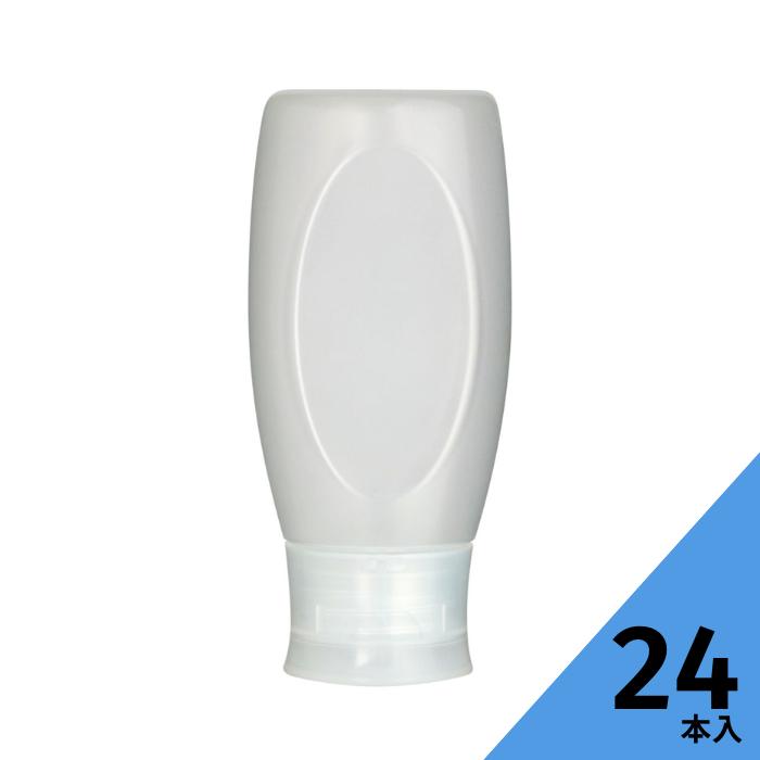 SSC357ボトル ポリ容器 24本入 はちみつ ふた付 ボトル 蜂蜜 オリゴ糖 シロップ ソース ケチャップ 逆止弁 倒立 便利グッズ 大掃除 小分け 洗剤 クリーナー | ブランド登録なし