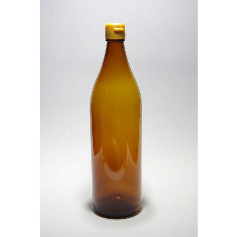 900R 茶びん アンバー色 丸瓶 12本入 調味料瓶 ふた付 ガラス瓶 保存瓶 醤油 しょうゆ しょう油 ポン酢 酢 油 ぽん酢 オイル オリーブオイル | ブランド登録なし | 02