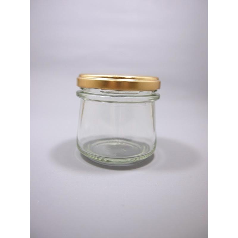 ジャム瓶 しりばり 140 70本入 ふた付 丸瓶 ガラス瓶 保存瓶 はちみつ 業務用 自家製 手作り お土産 ジャム スイーツ プリン ゼリー 小さい かわいい おしゃれ | ブランド登録なし | 03