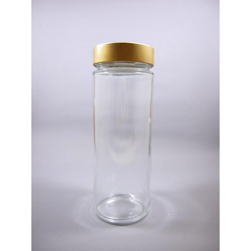 MSN-500 丸瓶 10本入 ジャム瓶 ふた付 ガラス瓶 保存瓶 はちみつ容器 コンポート かわいい 高級感 可愛い おしゃれ オシャレ スタイリッシュ | ブランド登録なし | 03