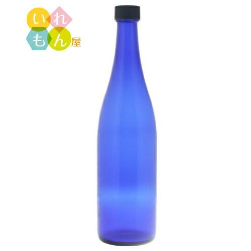 ロングS720 ブルーびん 丸瓶 12本入 酒瓶 ふた付 ガラス瓶 保存瓶 ワイン瓶 焼酎 ジュース ボトル 酒 梅酒 シロップ ワインボトル 調味料 | ブランド登録なし | 02