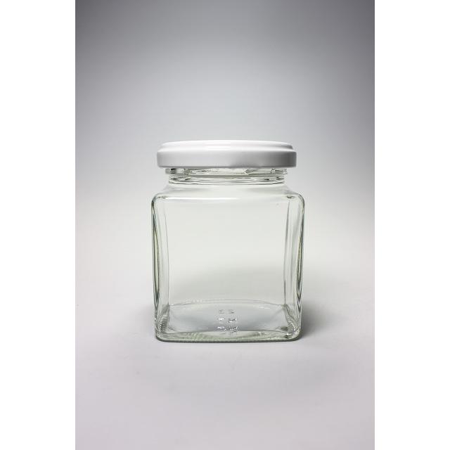 NJ-140 1本入 角瓶 ジャム瓶 ふた付 ガラス瓶 保存瓶 はちみつ容器 小さい かわいい 可愛い おしゃれ オシャレ スタイリッシュ かっこいい 蓋付 | ブランド登録なし | 06