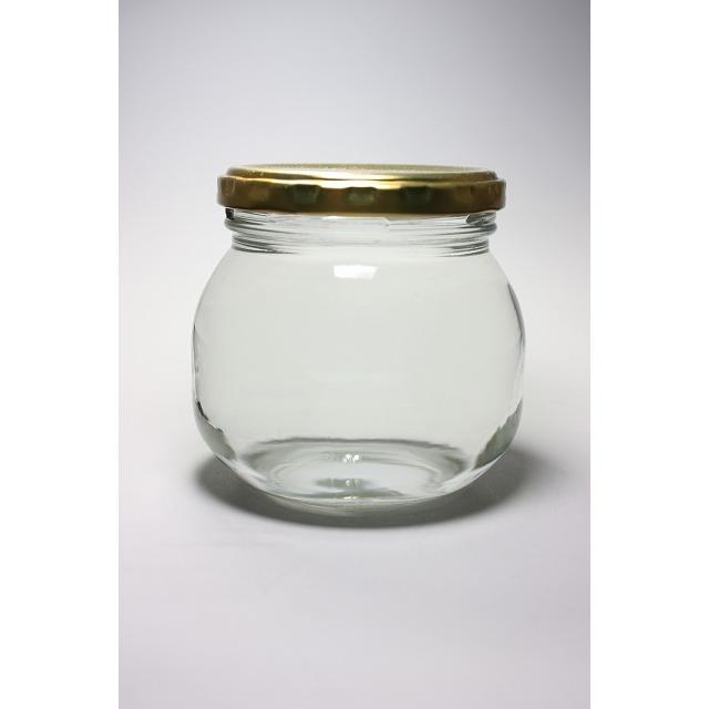 TH-300 丸瓶 1本入 ジャム瓶 ふた付 ガラス瓶 保存瓶 はちみつ容器