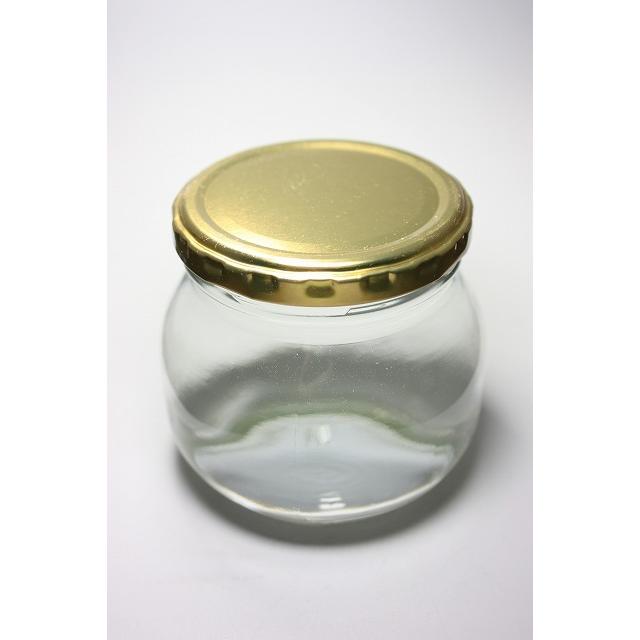 TH-300 丸瓶 1本入 ジャム瓶 ふた付 ガラス瓶 保存瓶 はちみつ容器