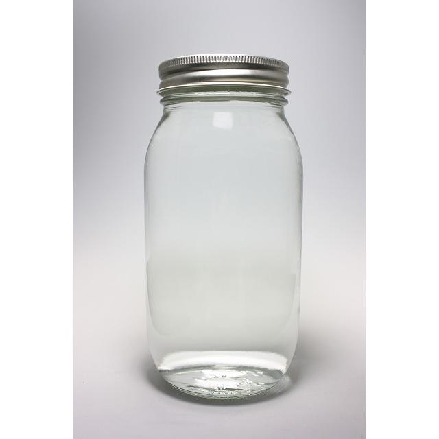 H-1000 丸瓶 1本入 ジャム瓶 ふた付 ガラス瓶 保存瓶 はちみつ容器 果樹酒 梅酒 かわいい 可愛い おしゃれ オシャレ スタイリッシュ かっこいい | ブランド登録なし | 02