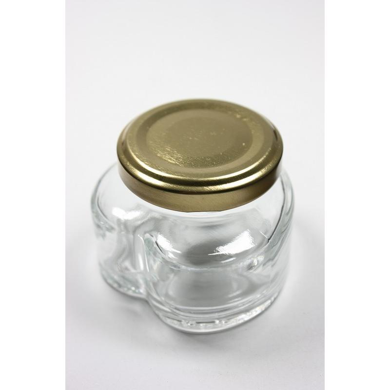 WML-35 ハート型瓶 1本入 ジャム瓶 ふた付 ガラス瓶 保存瓶 はちみつ容器 小さい かわいい 高級感 可愛い おしゃれ オシャレ スタイリッシュ | ブランド登録なし | 08