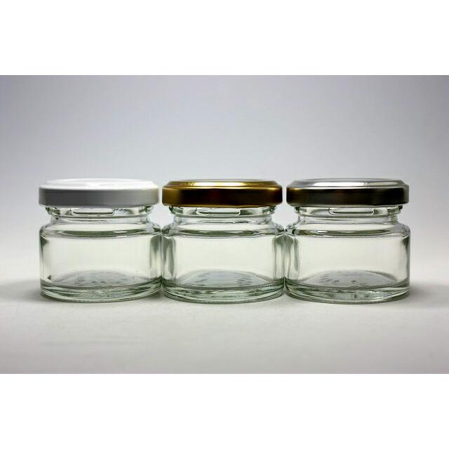 ジャム35 丸瓶 1本入 ジャム瓶 ふた付 ガラス瓶 保存瓶 はちみつ容器 小さい かわいい 可愛い おしゃれ オシャレ スタイリッシュ かっこいい 蓋付 | ブランド登録なし | 01