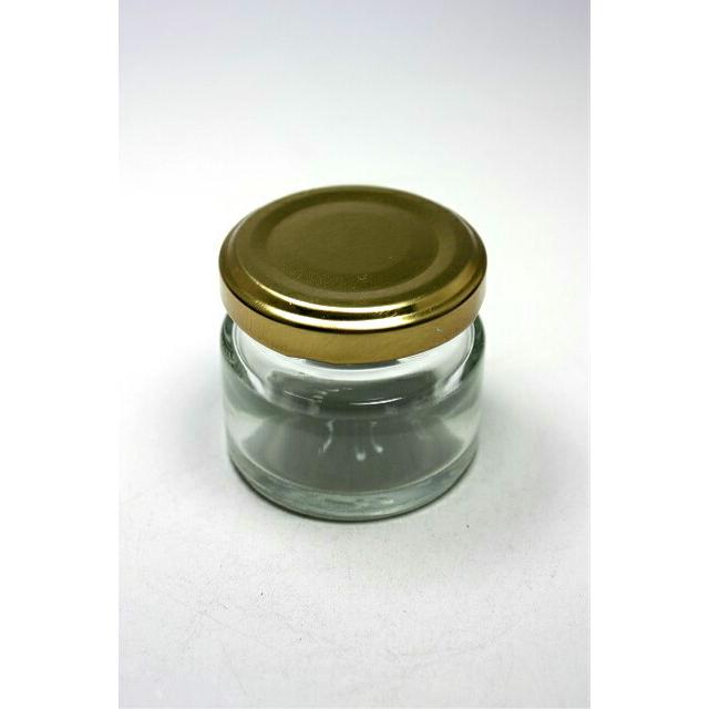 ジャム35 丸瓶 1本入 ジャム瓶 ふた付 ガラス瓶 保存瓶 はちみつ容器 小さい かわいい 可愛い おしゃれ オシャレ スタイリッシュ かっこいい 蓋付 | ブランド登録なし | 03