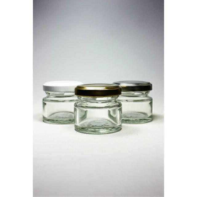 ジャム35 丸瓶 1本入 ジャム瓶 ふた付 ガラス瓶 保存瓶 はちみつ容器 小さい かわいい 可愛い おしゃれ オシャレ スタイリッシュ かっこいい 蓋付 | ブランド登録なし | 08