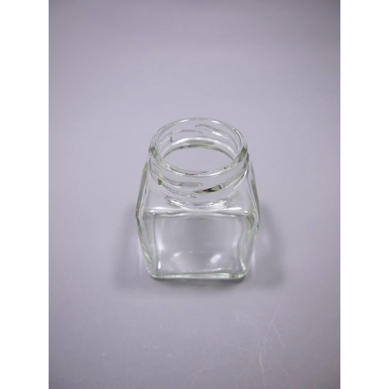 50角ツイスト 角瓶 1本入 ジャム瓶 ふた付 ガラス瓶 保存瓶 はちみつ容器 小さい かわいい 可愛い おしゃれ オシャレ スタイリッシュ かっこいい | ブランド登録なし | 02