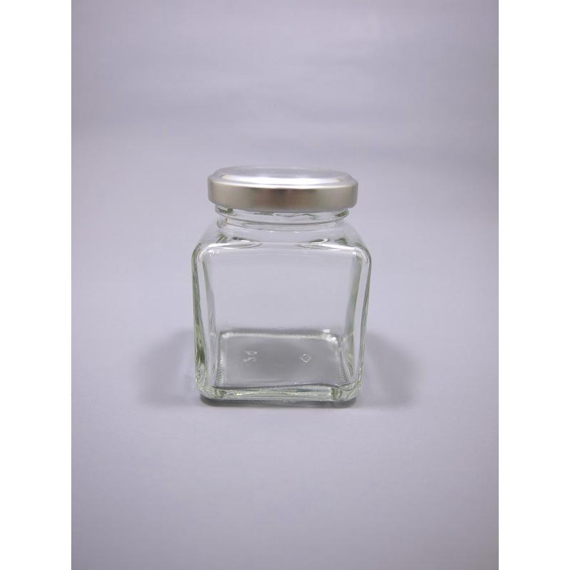 50角ツイスト 角瓶 1本入 ジャム瓶 ふた付 ガラス瓶 保存瓶 はちみつ容器 小さい かわいい 可愛い おしゃれ オシャレ スタイリッシュ かっこいい | ブランド登録なし | 03