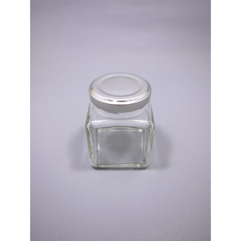 50角ツイスト 角瓶 1本入 ジャム瓶 ふた付 ガラス瓶 保存瓶 はちみつ容器 小さい かわいい 可愛い おしゃれ オシャレ スタイリッシュ かっこいい | ブランド登録なし | 04