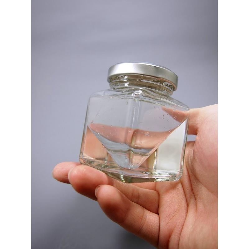 50角ツイスト 角瓶 1本入 ジャム瓶 ふた付 ガラス瓶 保存瓶 はちみつ容器 小さい かわいい 可愛い おしゃれ オシャレ スタイリッシュ かっこいい | ブランド登録なし | 06