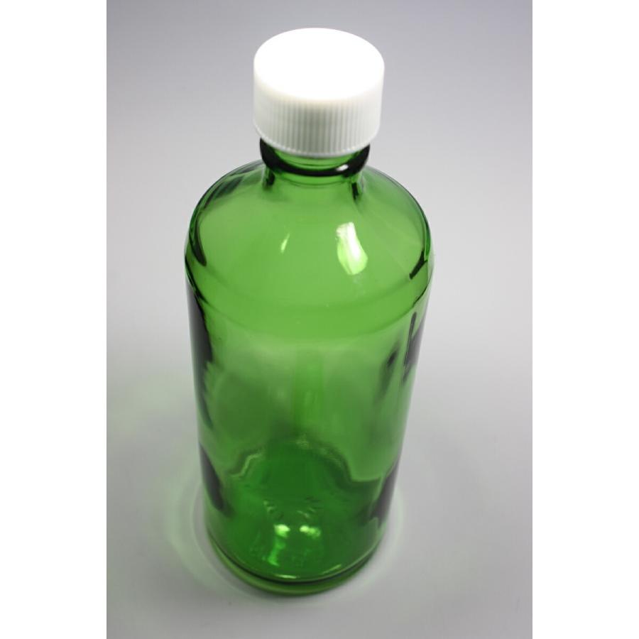 SL-500 グリーンびん 丸瓶 1本入 酒瓶 ふた付 ガラス瓶 保存瓶 ワイン