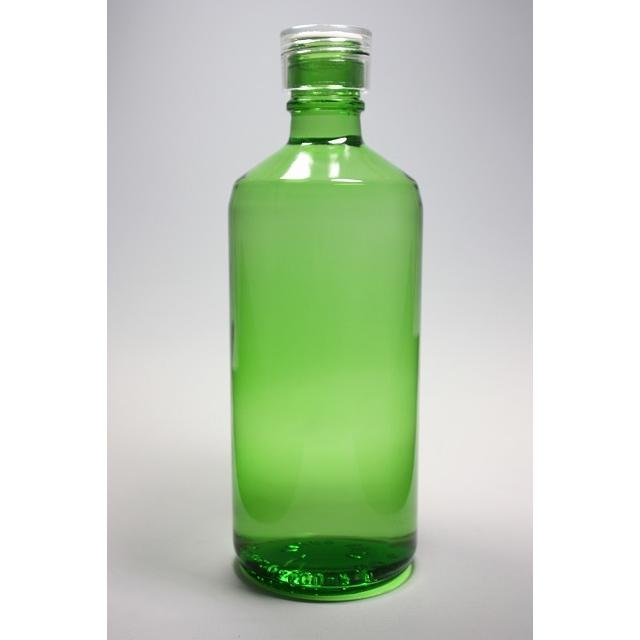 SL-500 グリーンびん 丸瓶 1本入 酒瓶 ふた付 ガラス瓶 保存瓶 ワイン