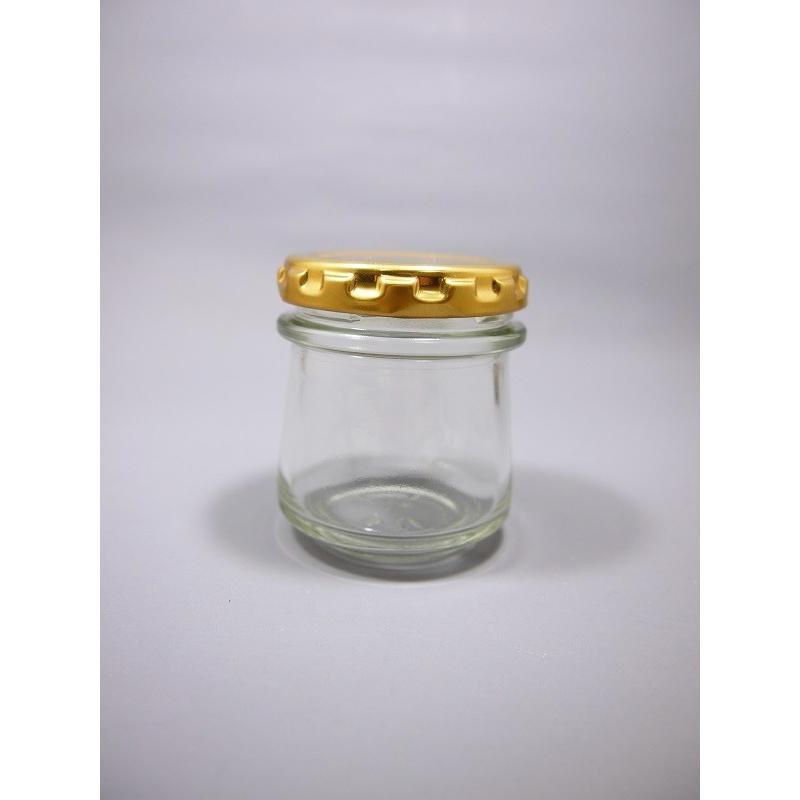 ジャム瓶 しりばり90 1本入 ふた付 丸瓶 ガラス瓶 保存瓶 はちみつ容器 小さい かわいい 可愛い おしゃれ オシャレ スタイリッシュ かっこいい | ブランド登録なし | 02