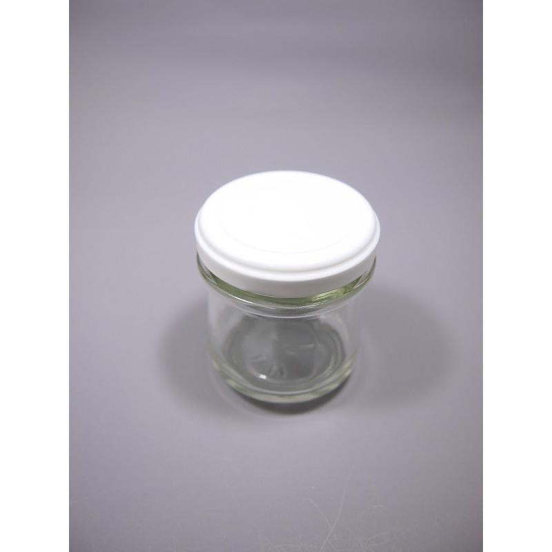 ジャム瓶 しりばり90 1本入 ふた付 丸瓶 ガラス瓶 保存瓶 はちみつ容器 小さい かわいい 可愛い おしゃれ オシャレ スタイリッシュ かっこいい | ブランド登録なし | 03