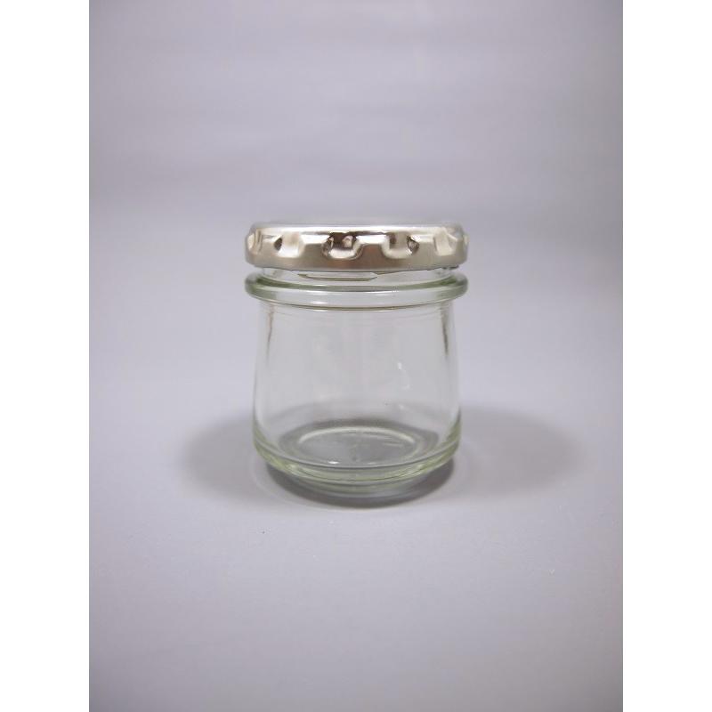 ジャム瓶 しりばり90 1本入 ふた付 丸瓶 ガラス瓶 保存瓶 はちみつ容器 小さい かわいい 可愛い おしゃれ オシャレ スタイリッシュ かっこいい | ブランド登録なし | 04