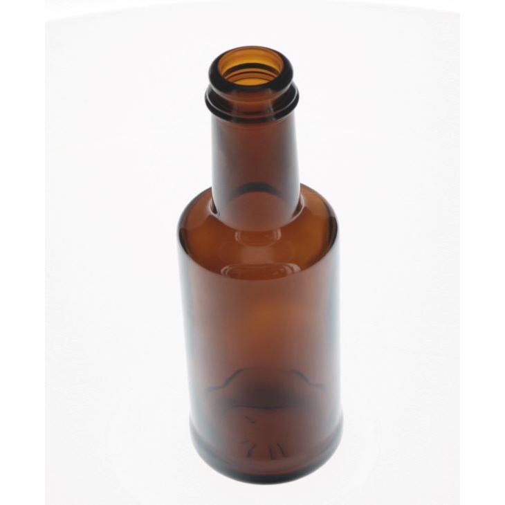 VU-200 茶びん アンバー色 丸瓶 30本入 調味料瓶 ふた付 ガラス瓶 保存瓶 醤油 しょうゆ しょう油 ポン酢 酢 油 ぽん酢 オイル オリーブオイル | ブランド登録なし | 01
