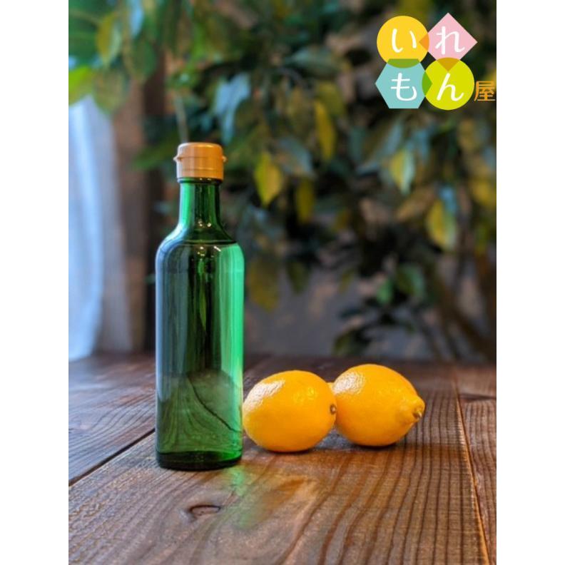 MH-300R グリーンびん 丸瓶 10本入 調味料瓶 ふた付 ガラス瓶 保存瓶